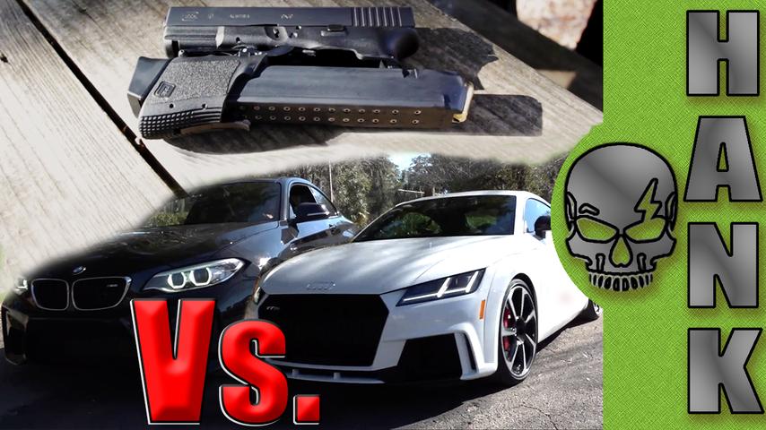 Shooting Glock 19 Folding Pistol : BMW M2 ClubSport Vs Audi TTRS