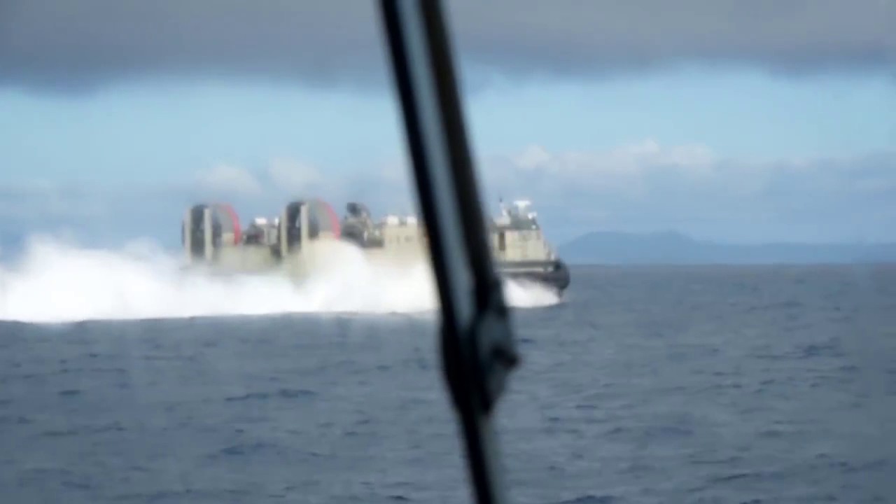 Ride Along on an LCAC (Landing Craft Air Cushioned)