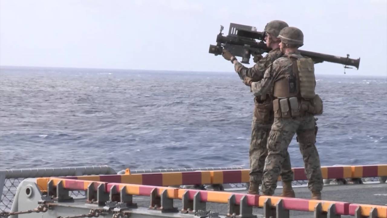 Marines Fire FIM-92 Stinger missile