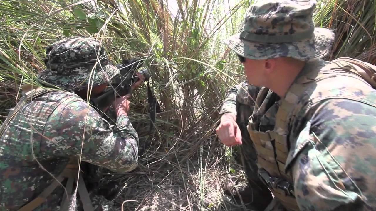 31st MEU Marines, Philippine Marines Share Secrets on Hiding