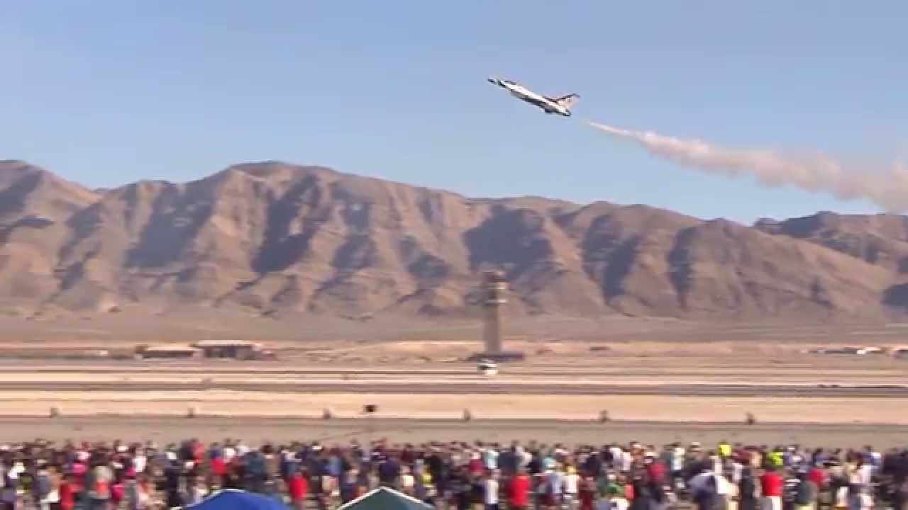 U.S. Air Force Thunderbirds Air Demonstration at 2014 Nellis Air Force Base Open House
