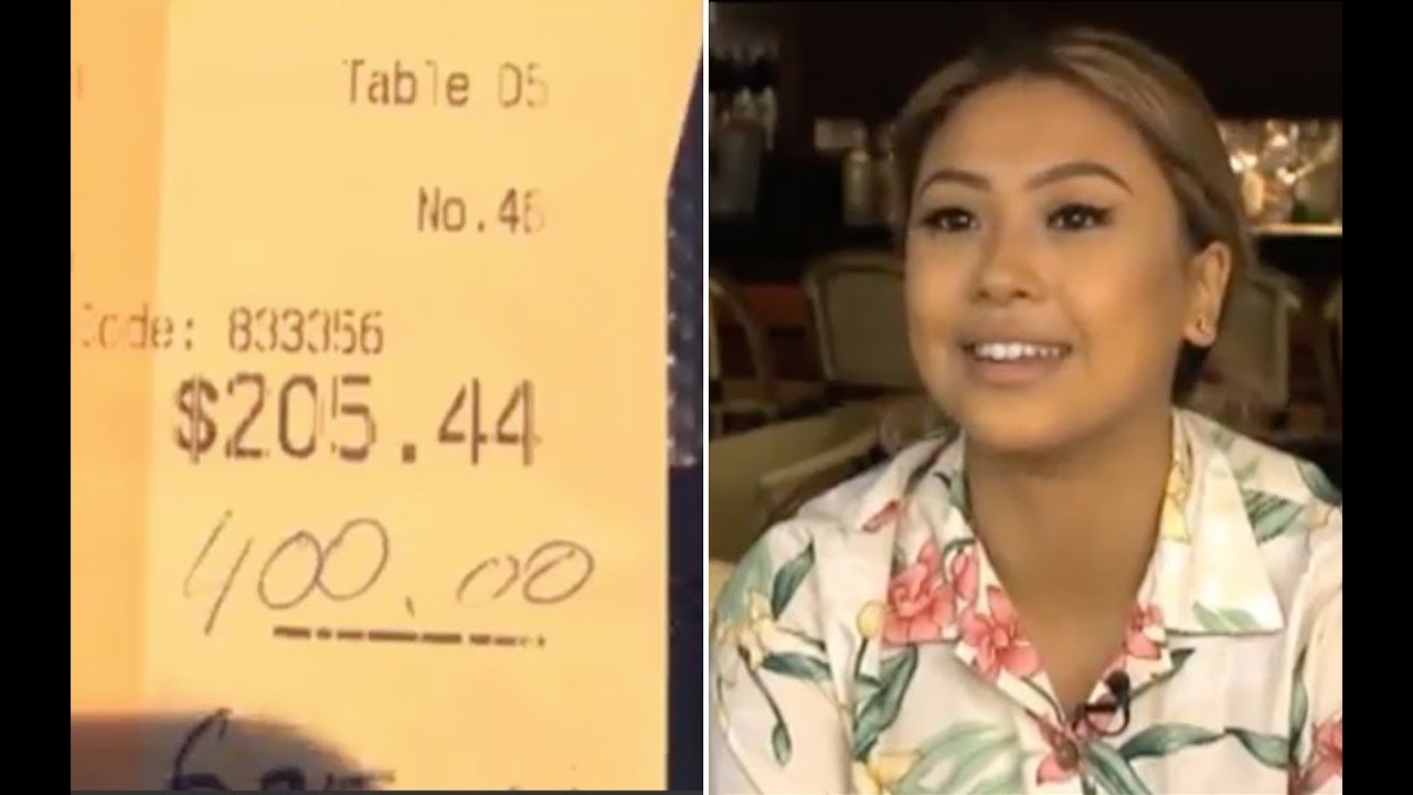 A Couple Left This Waitress A $400 Tip  But What They Did When They Returned Blew Her Away