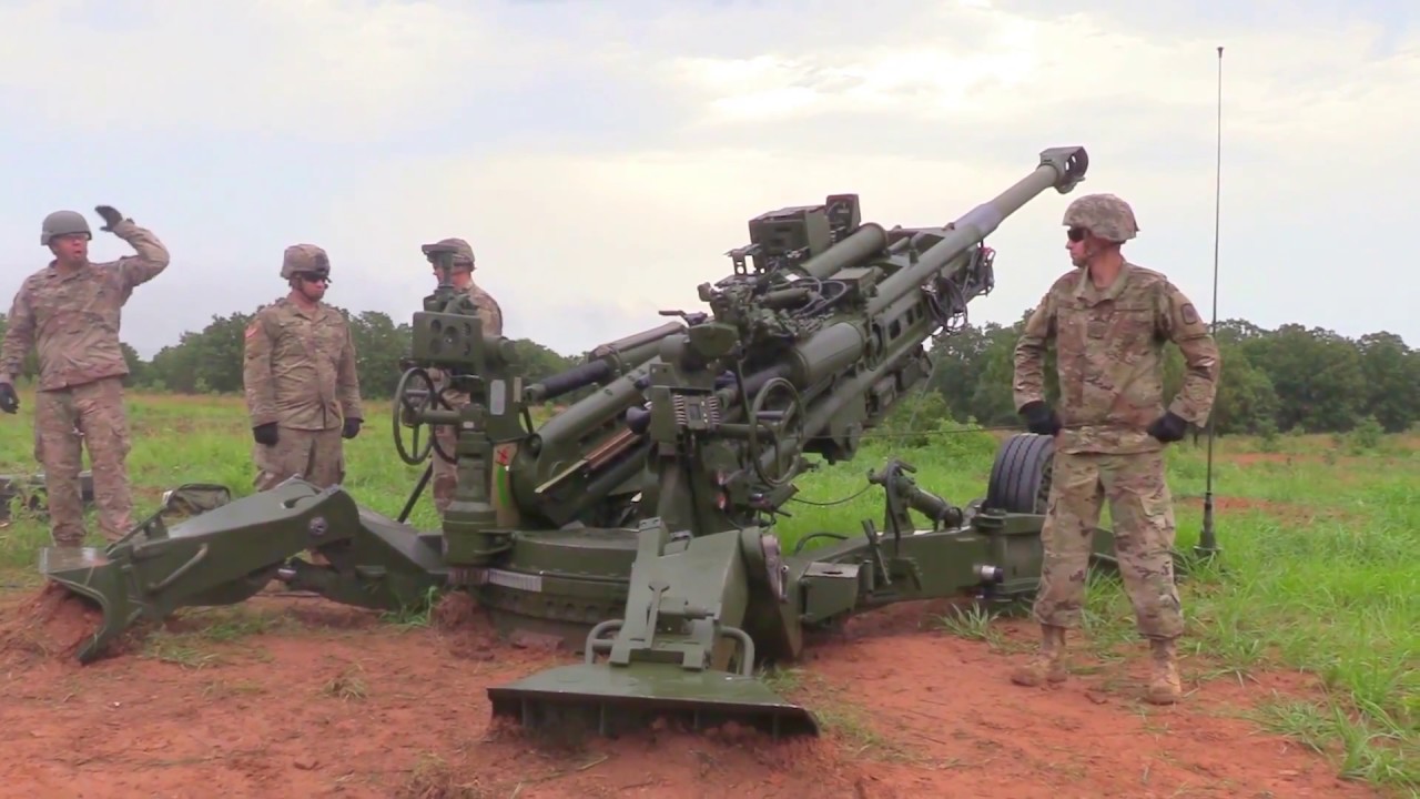 US Army National Guard - M777A2 155mm Field Howitzer First Live Firing [1080p60]