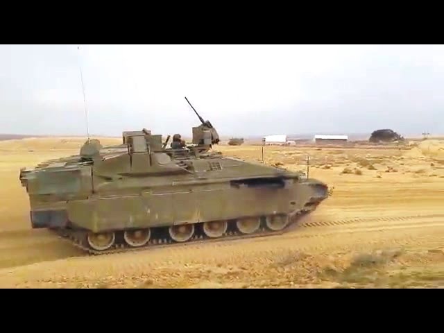 Israel Ministry Of Defence - Namer Heavy Infantry Fighting Vehicle With Trophy APS [360p]