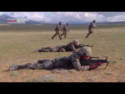 81 TV - China Army Brigade At Tibet 5000m Above Sea Level Live Firing Exercise [480p]