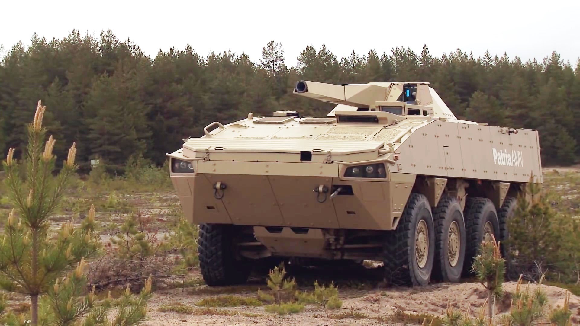 Patria - Nemo 120mm Mortar 8X8 Armoured Vehicle [1080p]