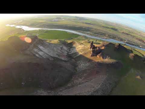 Paramotor Flight to Guffey Butte Volcano