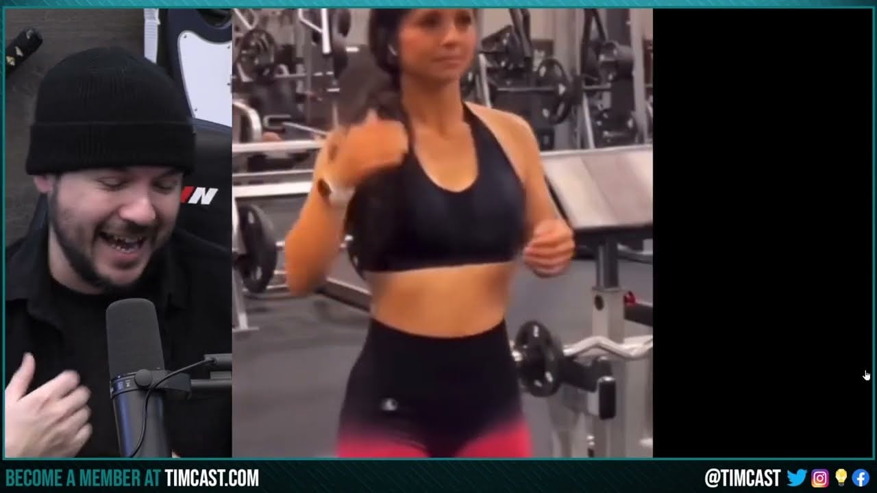 Gym Thot Gets ROASTED, BANNED FROM GYM After Pulling The "STOP STARING" Routine ON EMPLOYEE
