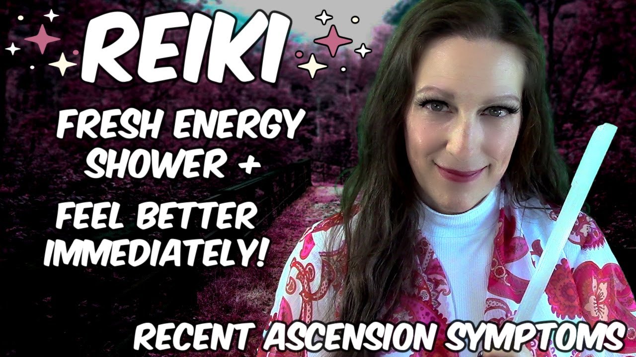 Reiki For Low Energy - Exhaustion & Feeling Drained✨Selenite Wand Sweeping✨Energetic Uplifting ✋💚🤚