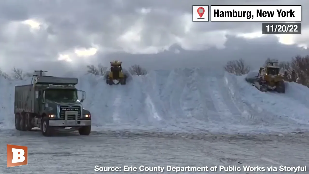 Global Warming in Action: NY State Gets Slammed with "Historic" Snowfall
