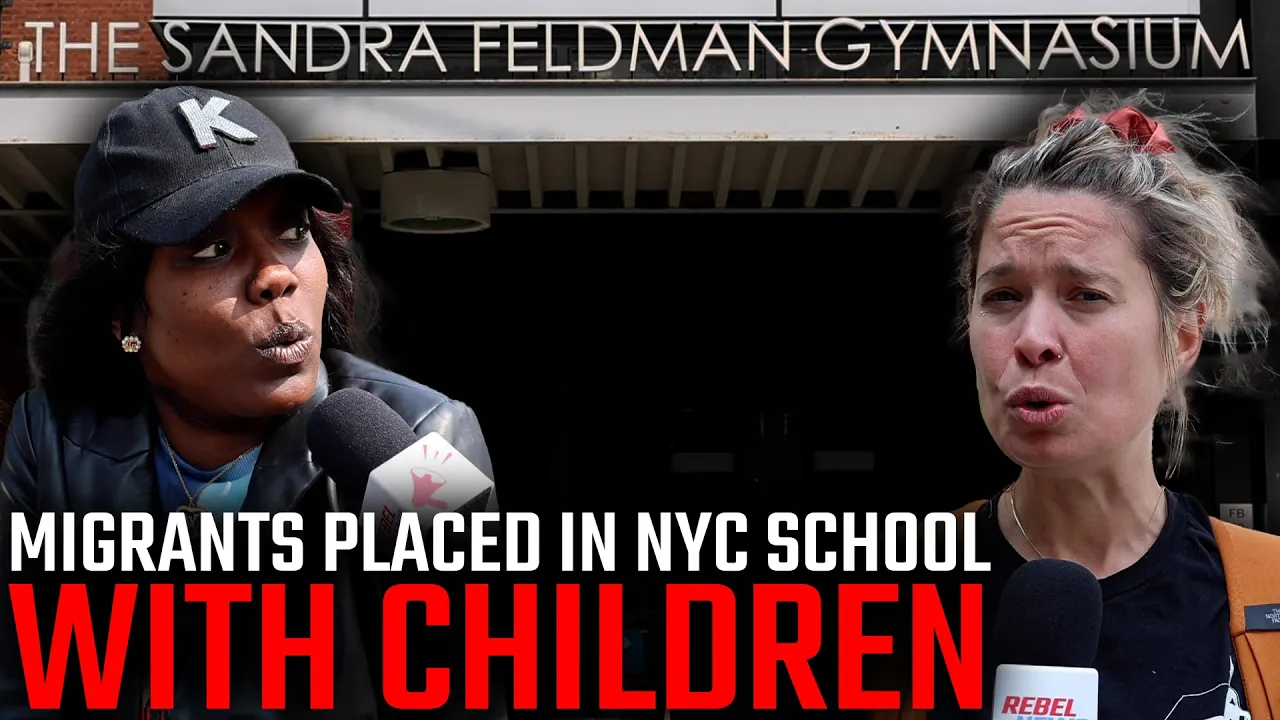 NYC Parents Fight Back After Migrants Housed In School Gym — During Class!
