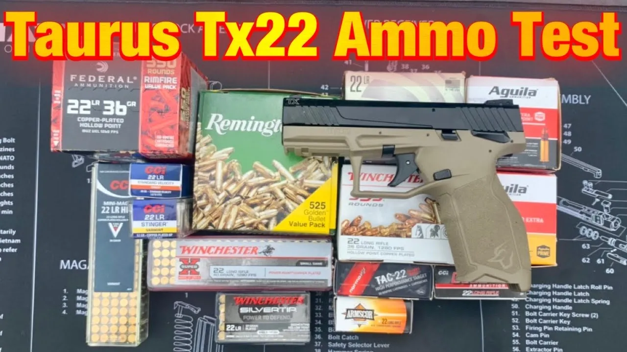 Taurus Tx22 22lr Ammo Function Test