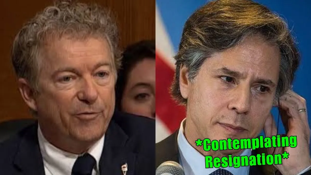 "BLOOD IS ON YOUR HANDS" Antony Blinken shook as Rand Paul UNVEILS New Facts