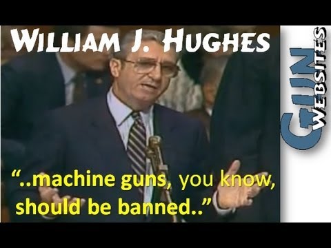 Anti-Gun Congressman; William J. Hughes - 1986 Hughes Amendment FOPA - Undetectable Firearms Act