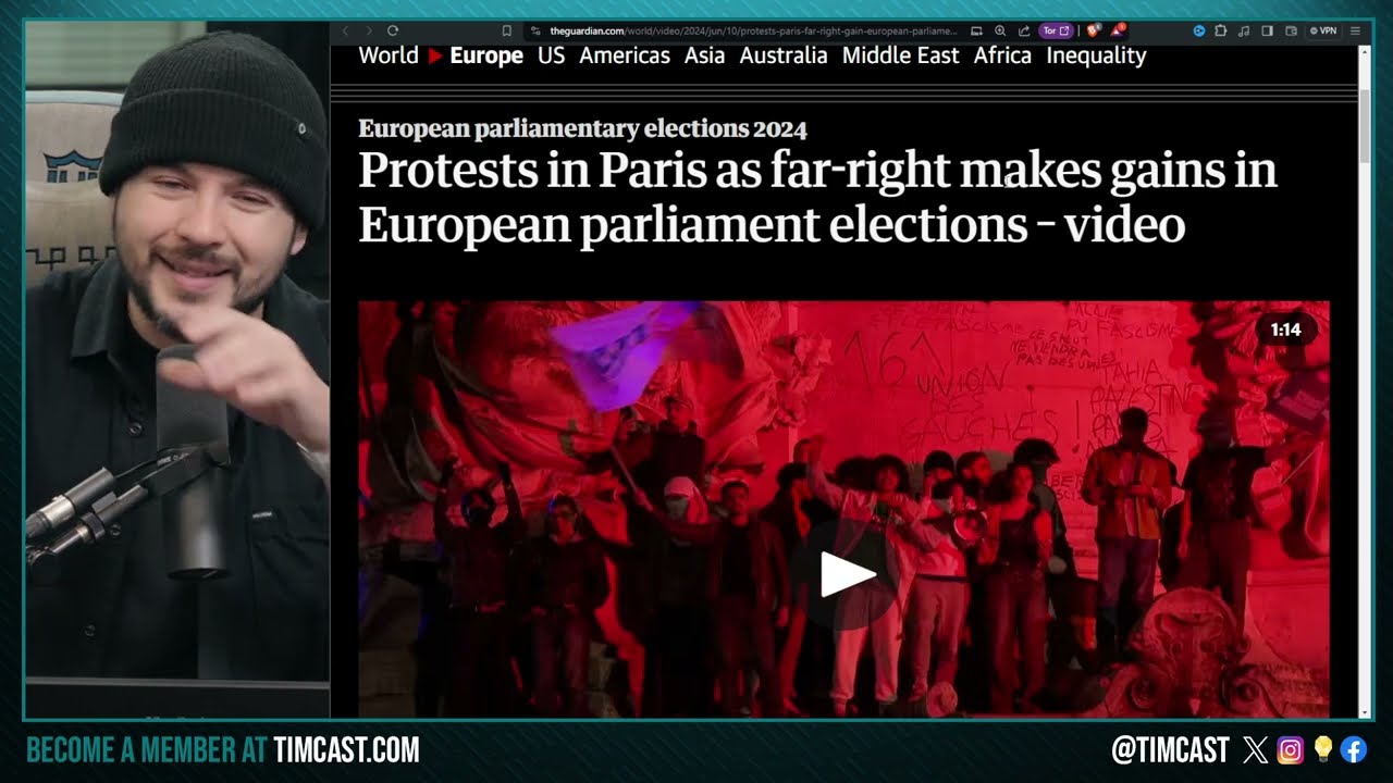 RIOTS ERUPT After Far Left LOSES In France, Leftists LOSE IT Over Right Wing VICTORIES, Le Pen & AFD