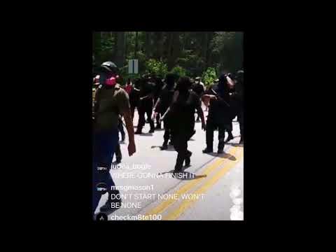 July 4th Protest: 1000 Armed Blacks March on Stone Mountain - SHOW OF FORCE