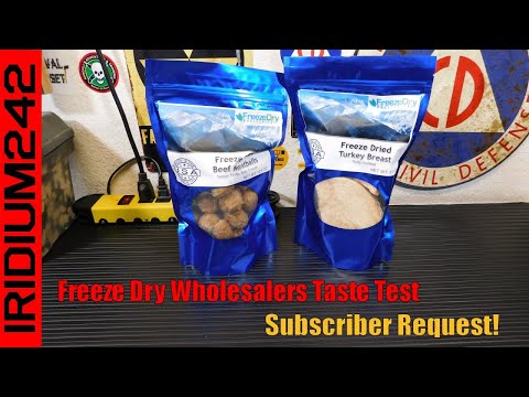 Freeze Dry Wholesalers Taste Test: Turkey Breast And Meatballs!