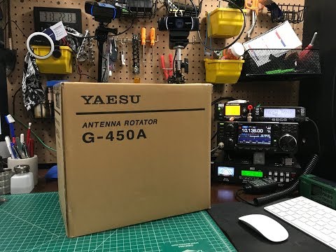 Yaesu G-450A Antenna Rotator Unboxing and Testing | HRCC