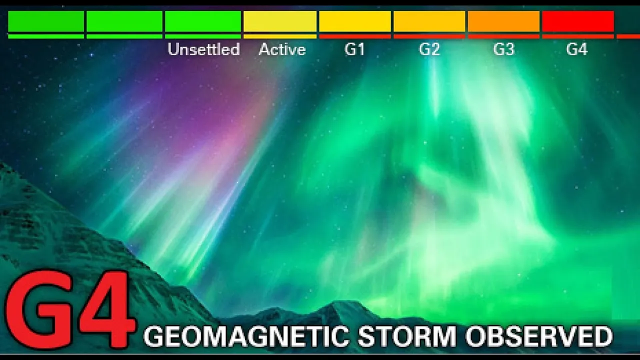 A Severe (G4) Geomagnetic Storm In Progress - 7.3 Magnitude Quake Kermadec Islands, Tsunami Threat