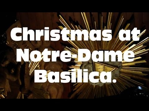 Islamic Symbol at Christmas Mass at Notre Dame Basilica in Montreal