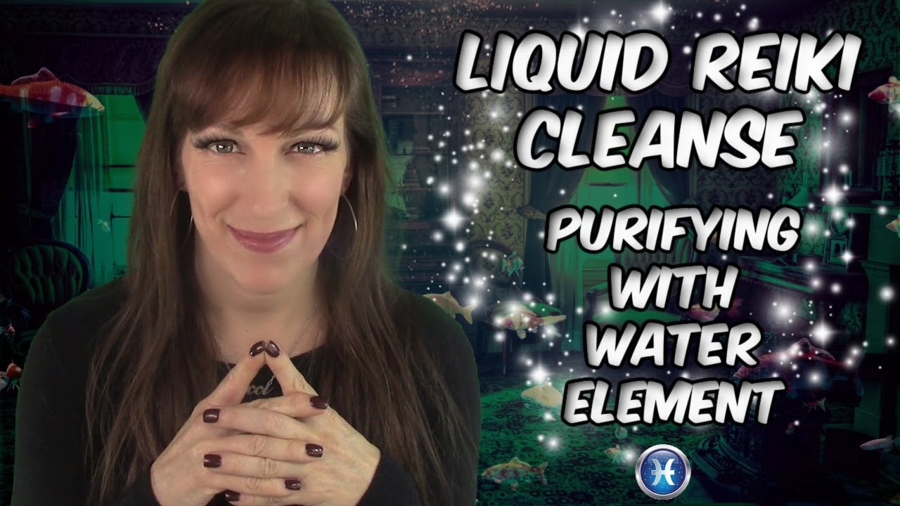 ASMR Reiki✨ Energy Cleanse  With Water Elements💧4 Tools🤍Aura & Body Purification✋🤚