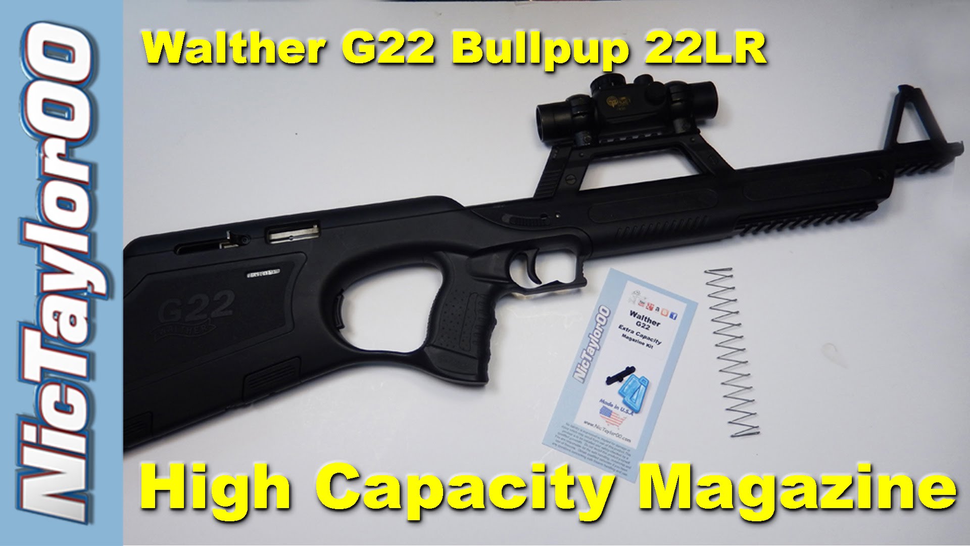 Walther G22 Bullpup High Capacity Magazine Modifications