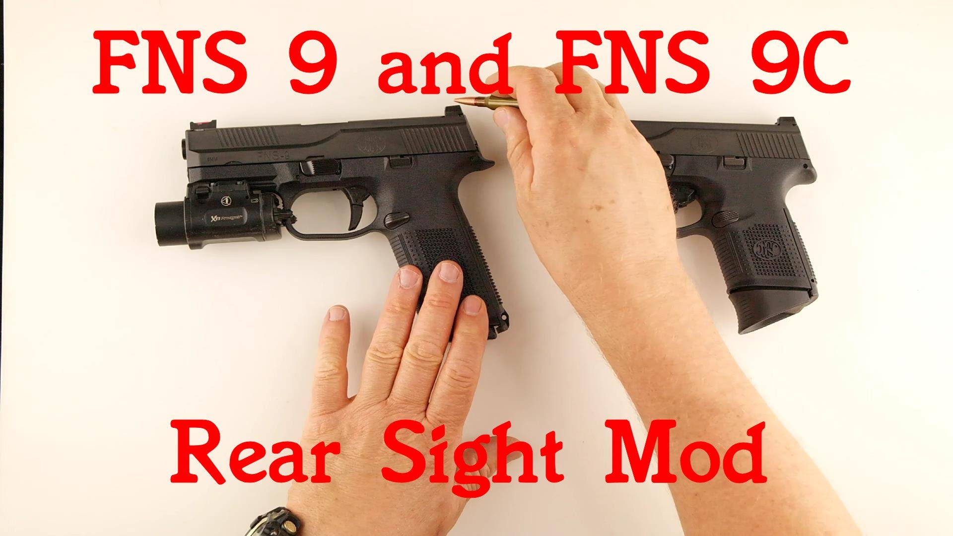 FNS Rear Sight Mod