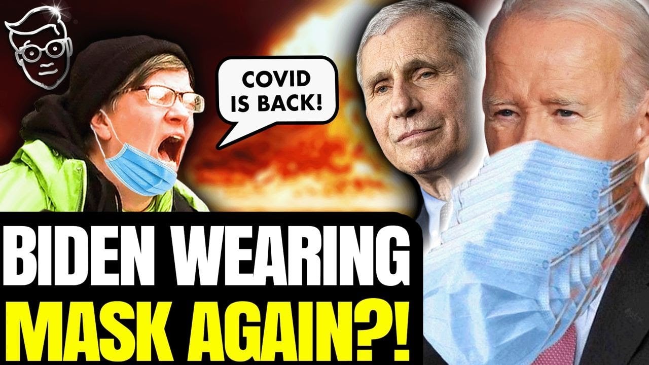 Biden Handlers FORCE Joe To MASK Up Again in Total HUMILIATION | COVID Back Just In Time For 2024!