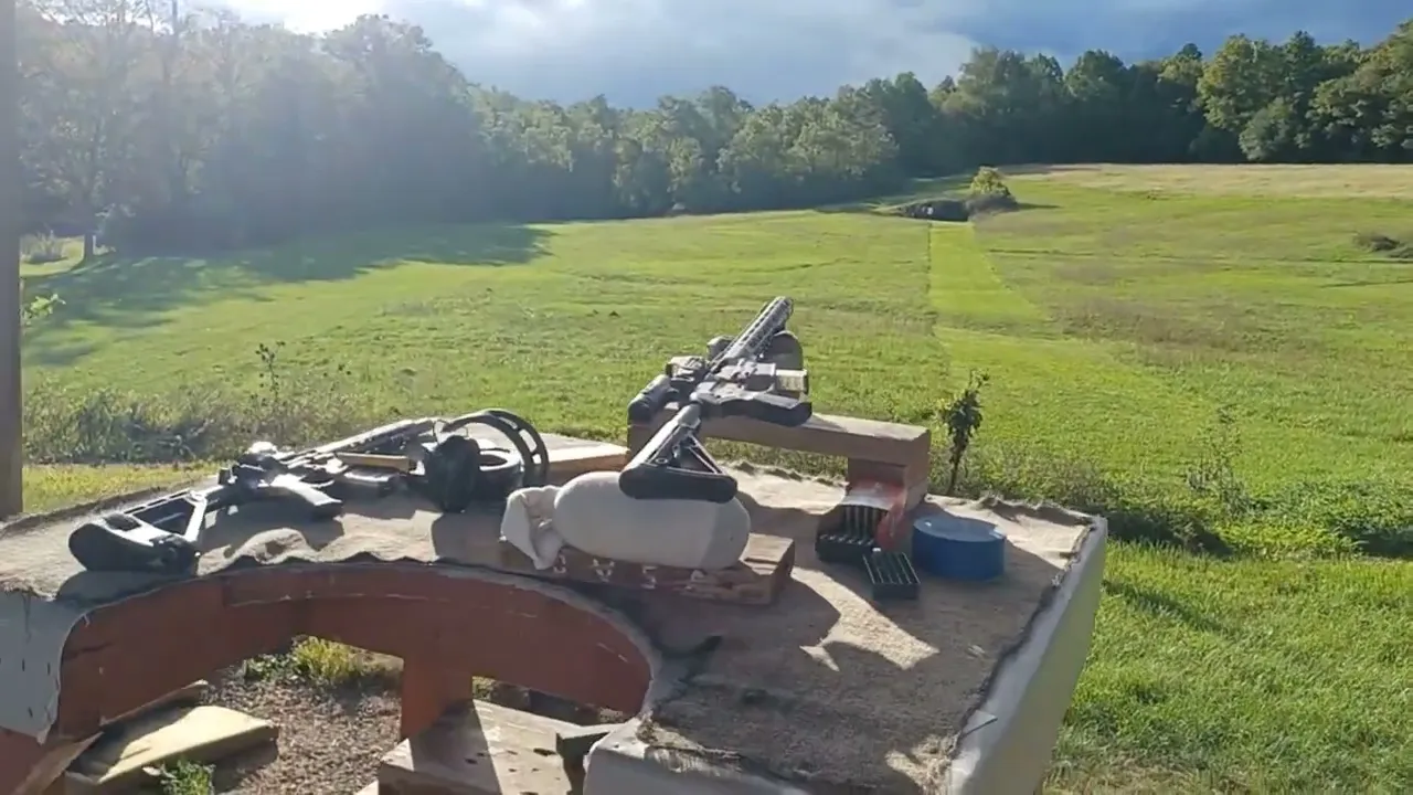 Shooting 200 yards with 9mm AR Palmetto PX-9