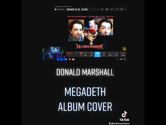 Donald Marshall Describes  Megadeth Album Cover