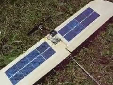 Sol Simple 2.24W solar powered rc airplane close up