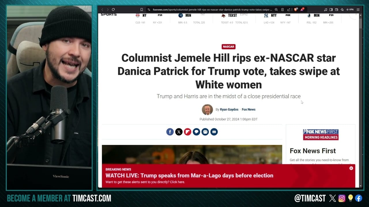 Woke Reporter INSULTS White Men For NOT Voting Kamala, Attacks ALL White People,