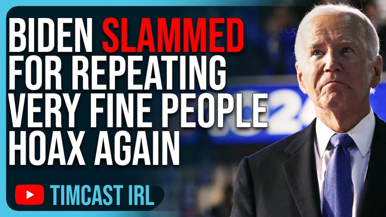 Biden SLAMMED For Repeating Very Fine People Hoax AGAIN, Democrats Keep Lying