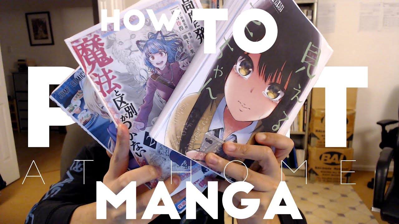 How to Print and Bind Manga Book or Comic at Home on your Own Printer - Manga Printing Tutorial