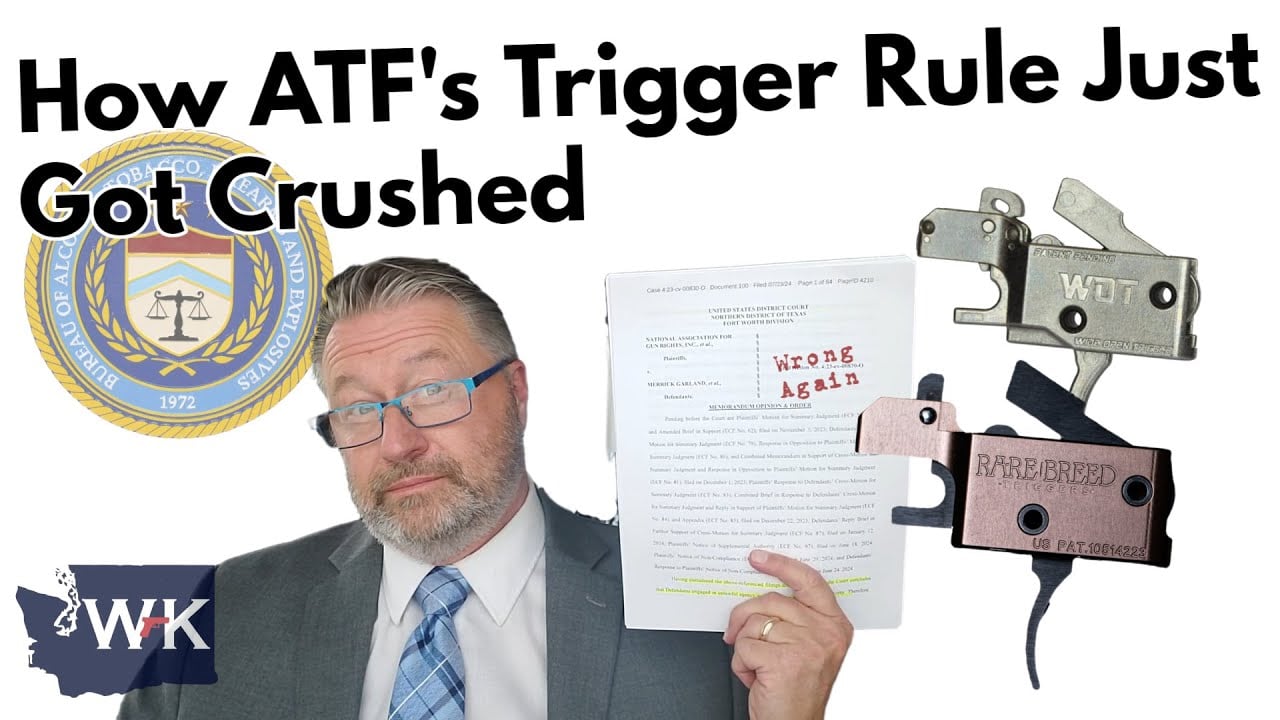 How ATF's Trigger Rule Just Got Crushed