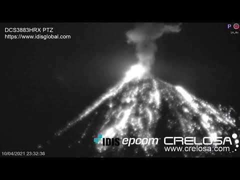 April 10, 2021, ~ Explosions ~ Volcan De Fuego, Guatemala