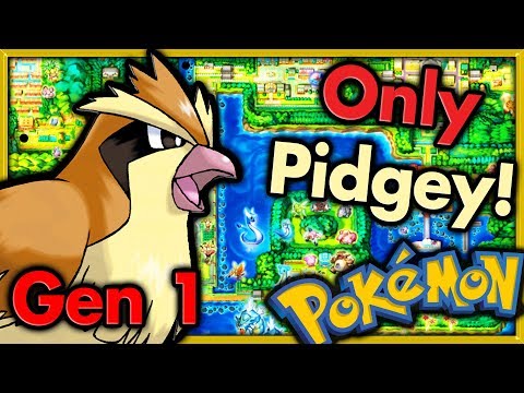 Can I Beat Pokemon Red with ONLY PIDGEY? 🔴 Pokemon Challenges ► NO ITEMS IN BATTLE