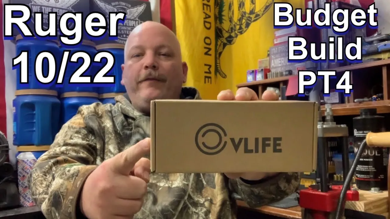 Ruger 10/22 Budget Build PT4-CvLife Carbon Fiber 6-9 Bipod from Amazon