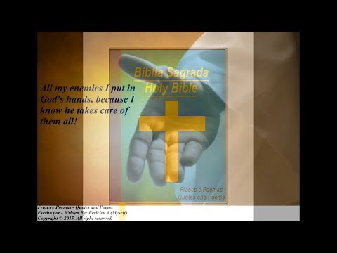 All my enemies I put in God's hands [Quotes and Poems]