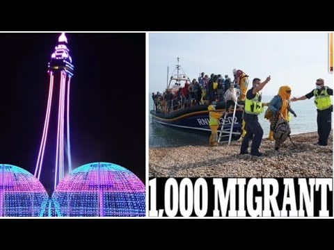 EXCLUSIVE 😯 Blackpool Metropole CLOSED For 400 Afghans & 1000 Dinghy ⛵️Divers Land @ Kent Mon