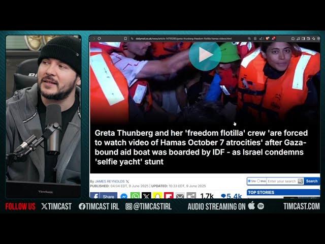 Greta Thunberg "KIDNAPPED" By Israel, Piers Morgan Says Oh SHUT UP, Crew FORCED To Watch 10/7 Videos