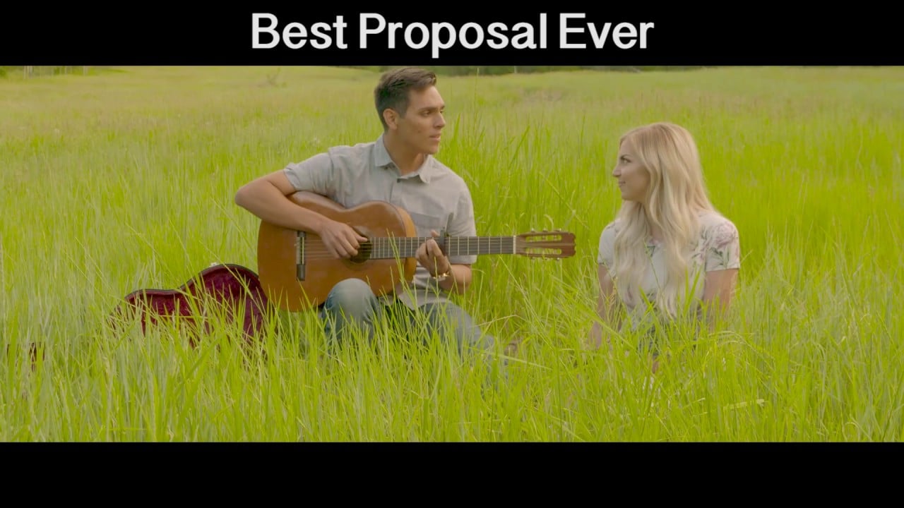 Best Proposal Ever! ("Can't help falling in Love" -Music Video)