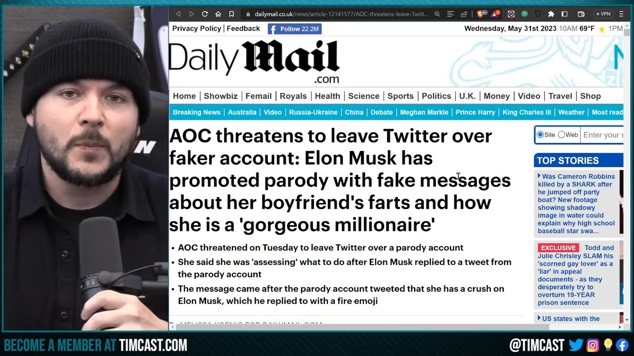 AOC LOSES IT Over Parody Account On twitter, Claims Elon Musk Plans To INTERFERE IN ELECTIONS
