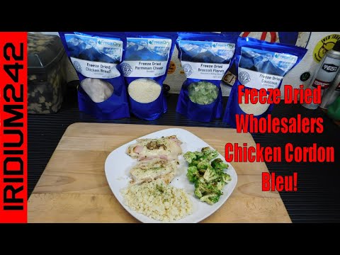 Cooking With Freeze Dried Wholesalers: Chicken Cordon Bleu!