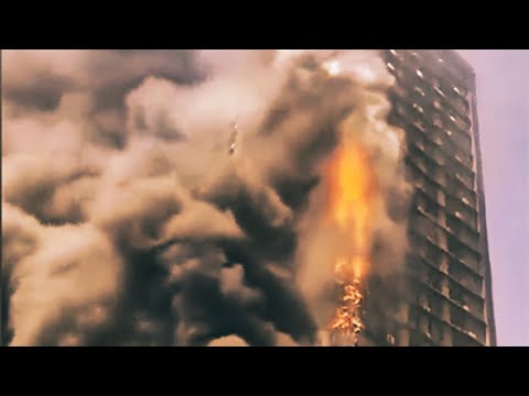 河北石家庄大火 Huge Fire Breaks Out At A Multi-Storey Building in Shijiazhuang, Hebei, China