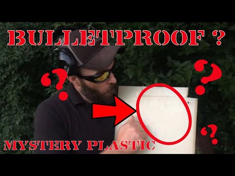 Bulletproof mystery plastic?