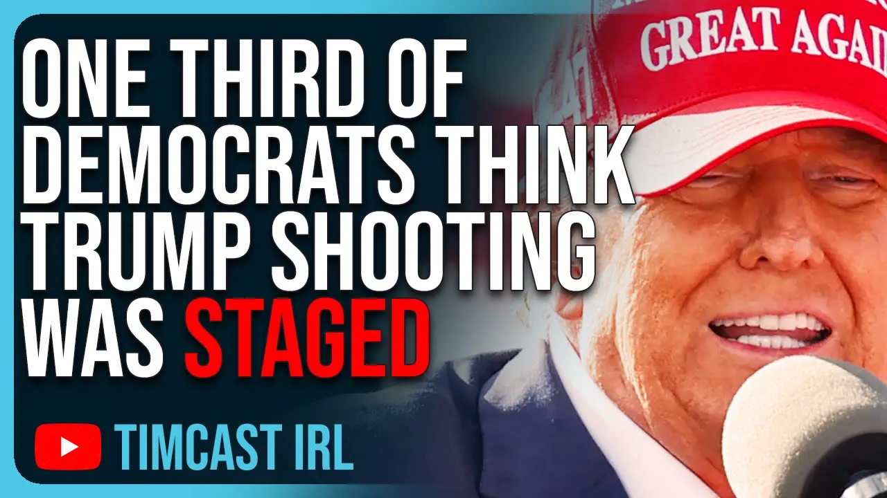 One Third Of Democrats Think Trump Shooting Was STAGED, Blue Anon