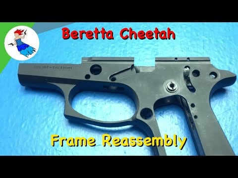 BERETTA 80 SERIES STEP BY STEP - How to reassembly the Beretta Cheetah Frame both 84 and 85
