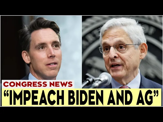 'NOTHING LIKE IT' Josh Hawley SHREDS Garland with impeachment after DIRT 'memo' collusion with Biden