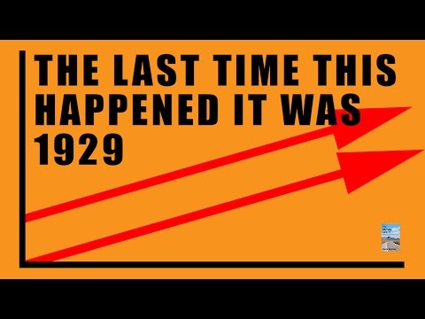 Last Time This Happened in the Stock Market It Was 1929! Great Depression Levels!